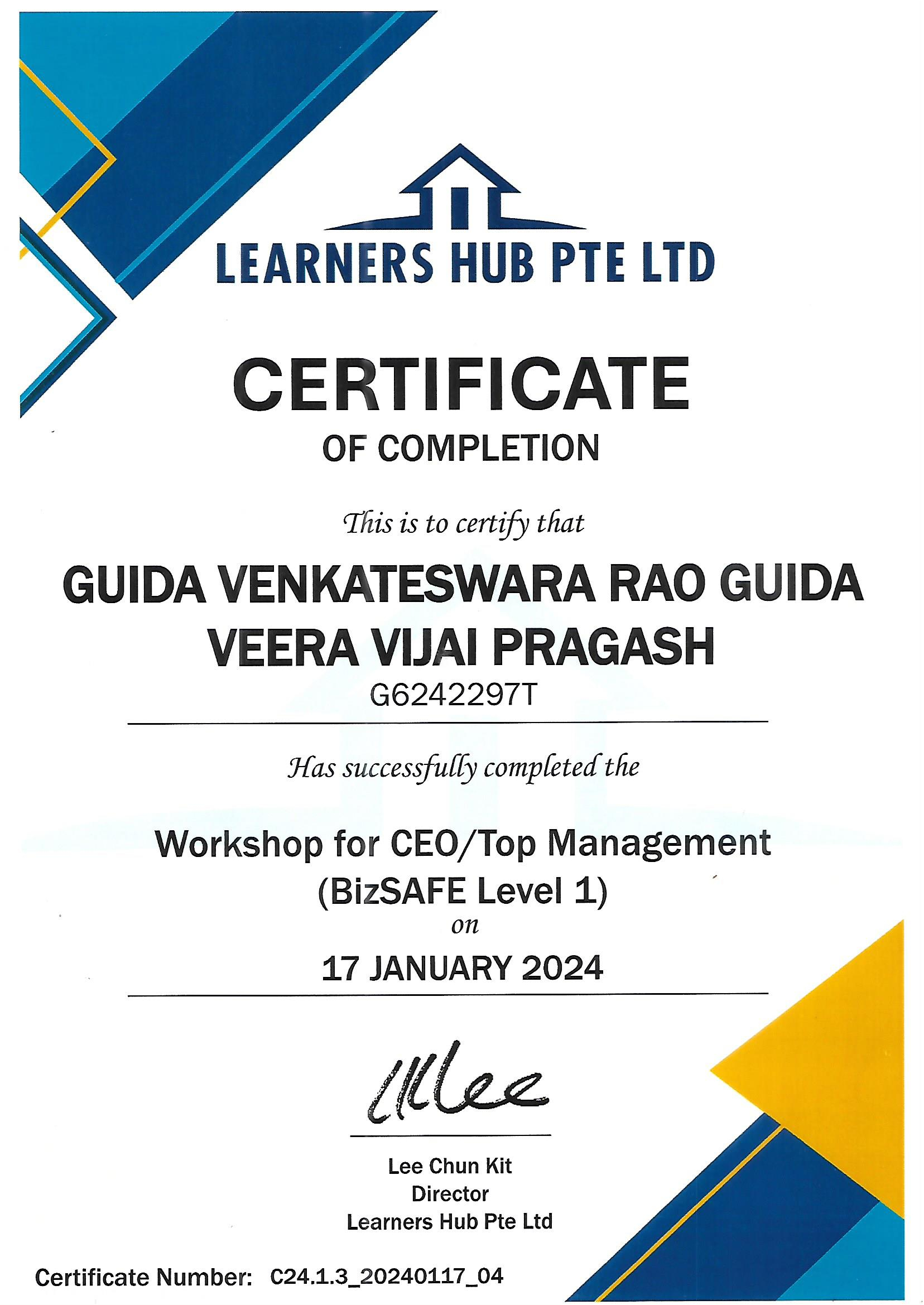 Certification 7