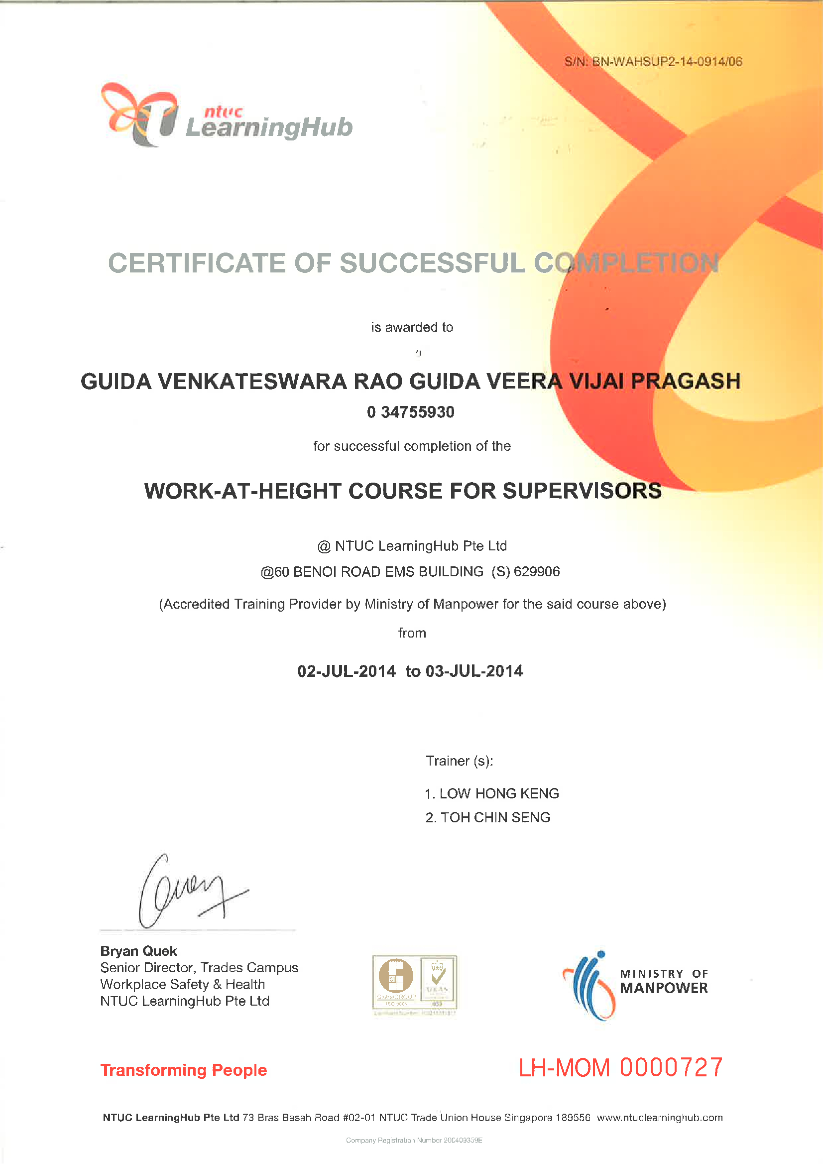 Certification 10