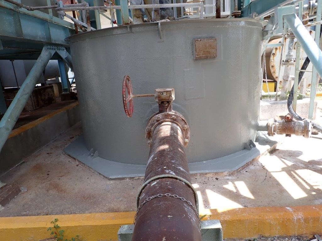 Air Scrubber Recycle Drum Wrapping